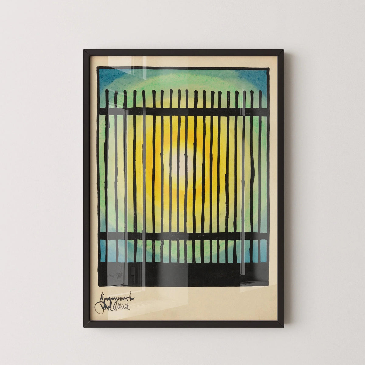 Karl Wiener - Gegenwart (The Present) | Modern Abstract Art (available handframed or unframed)