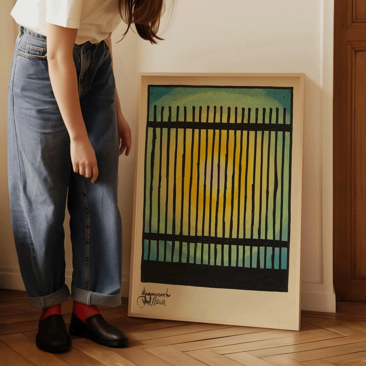 Karl Wiener - Gegenwart (The Present) | Modern Abstract Art (available handframed or unframed)