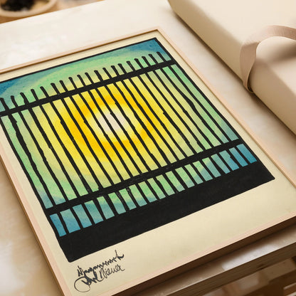 Karl Wiener - Gegenwart (The Present) | Modern Abstract Art (available handframed or unframed)
