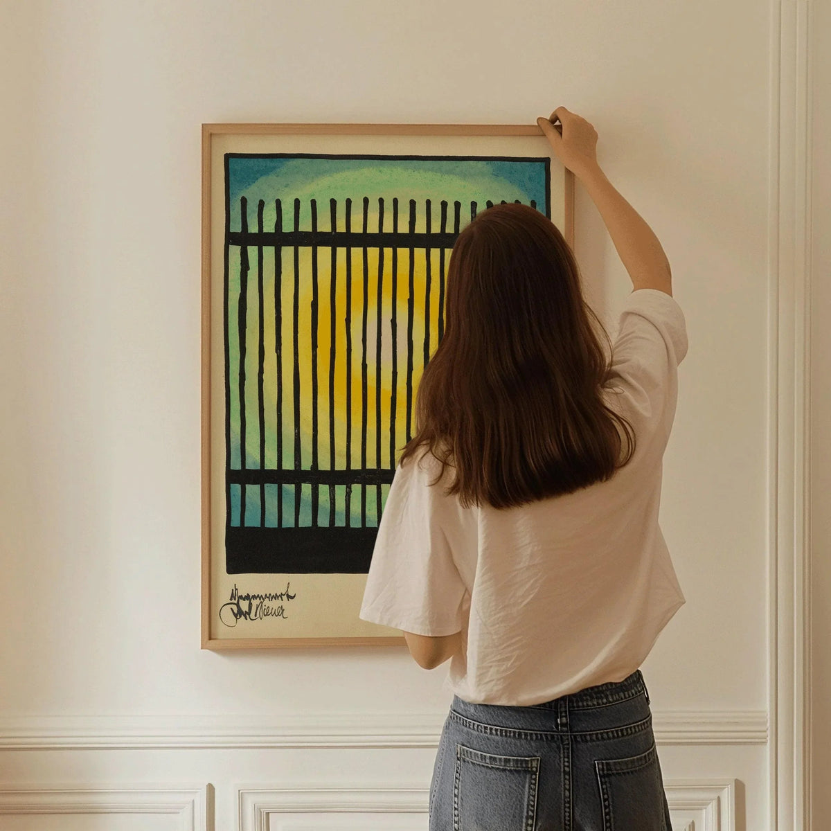 Karl Wiener - Gegenwart (The Present) | Modern Abstract Art (available handframed or unframed)