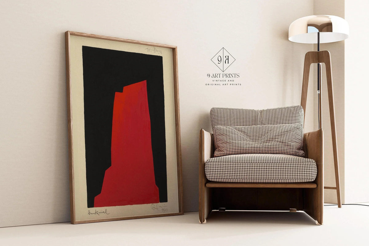 Karl Wiener - Monument | Art abstrait moderne (disponible encadré à la main ou non encadré)
