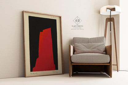 Karl Wiener - Monument | Art abstrait moderne (disponible encadré à la main ou non encadré)