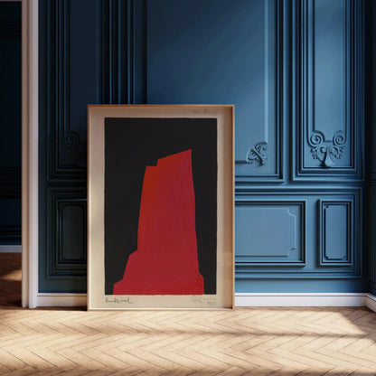 Karl Wiener - Monument | Art abstrait moderne (disponible encadré à la main ou non encadré)