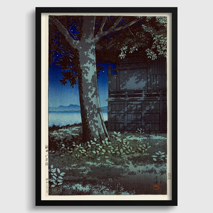 Kawase Hasui - Lake Hachirogata Japanese Woodblock Art Print