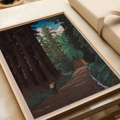 Kawase Hasui - Road to Nikko Giclee Print: Japanese Woodblock Art