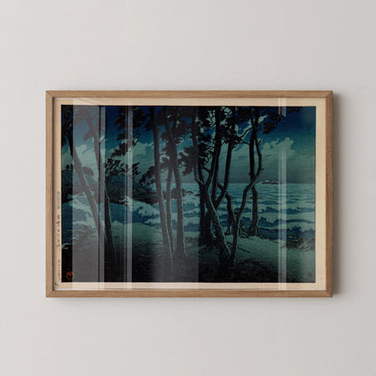 Kawase Hasui Japanese Art Print: Izumo Seafront Vintage Giclee