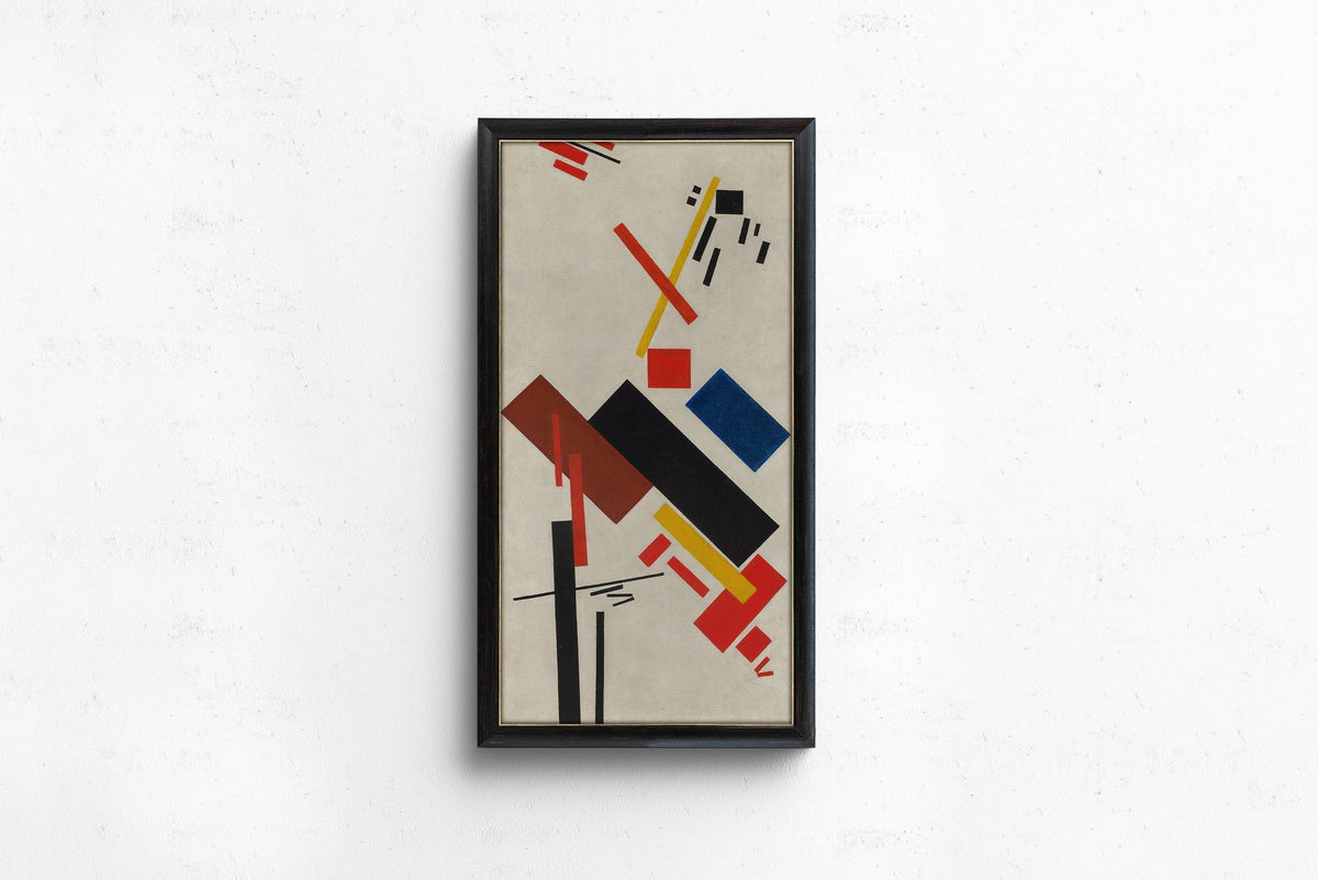 Impression Kazimir Malevitch : Giclée d'art abstrait moderne du milieu du siècle