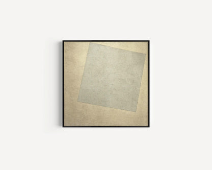 Kazimir Malevich White on White Giclee Print: Modern Abstract Art (1x1)