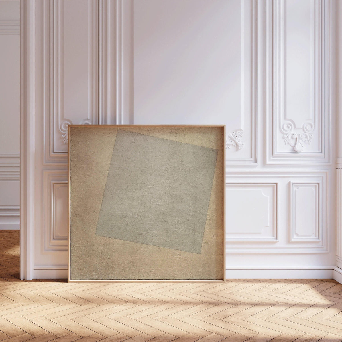 Kazimir Malevich White on White Giclee Print: Modern Abstract Art (1x1)