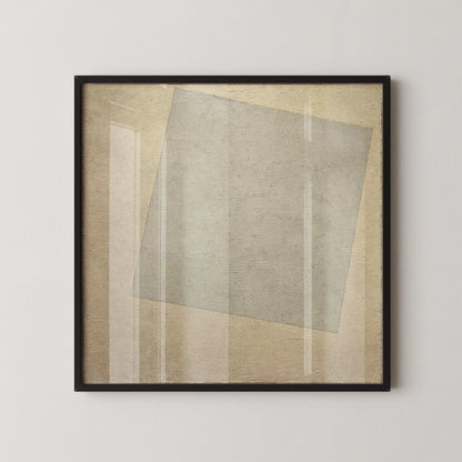 Kazimir Malevich White on White Giclee Print: Modern Abstract Art (1x1)