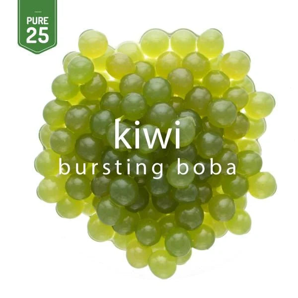 Kiwi Bursting Boba Pure25 - Popping Boba - Bossen - Canada - Ships Free Within Canada on Orders Above CAD $199