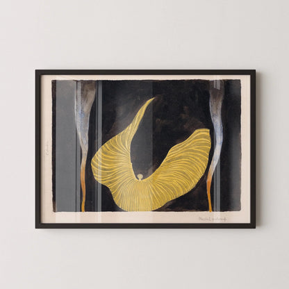 Koloman Moser Art Nouveau Print: Loie Fuller Archangel Poster