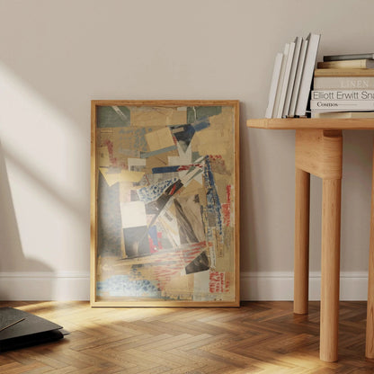 Kurt Schwitters Collage Art Print: Dadaist Constructivist Giclee Print