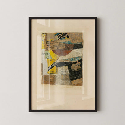 Kurt Schwitters C 31 Impression Giclée : Art du collage dadaïste
