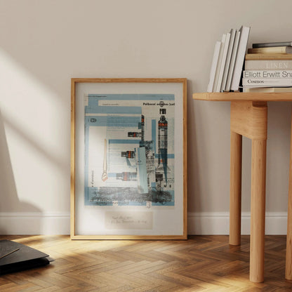 Kurt Schwitters Collage Art Print: Dadaist Constructivist Giclee Print