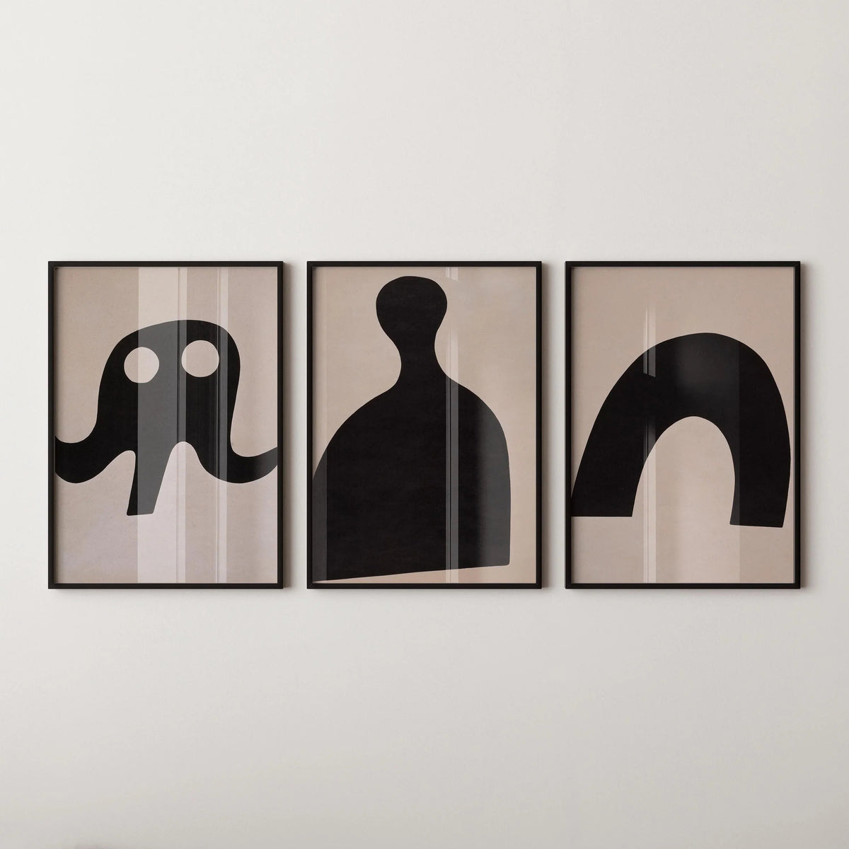 Kurt Schwitters Minimalist Art Print: Dadaism Constructivist Trio