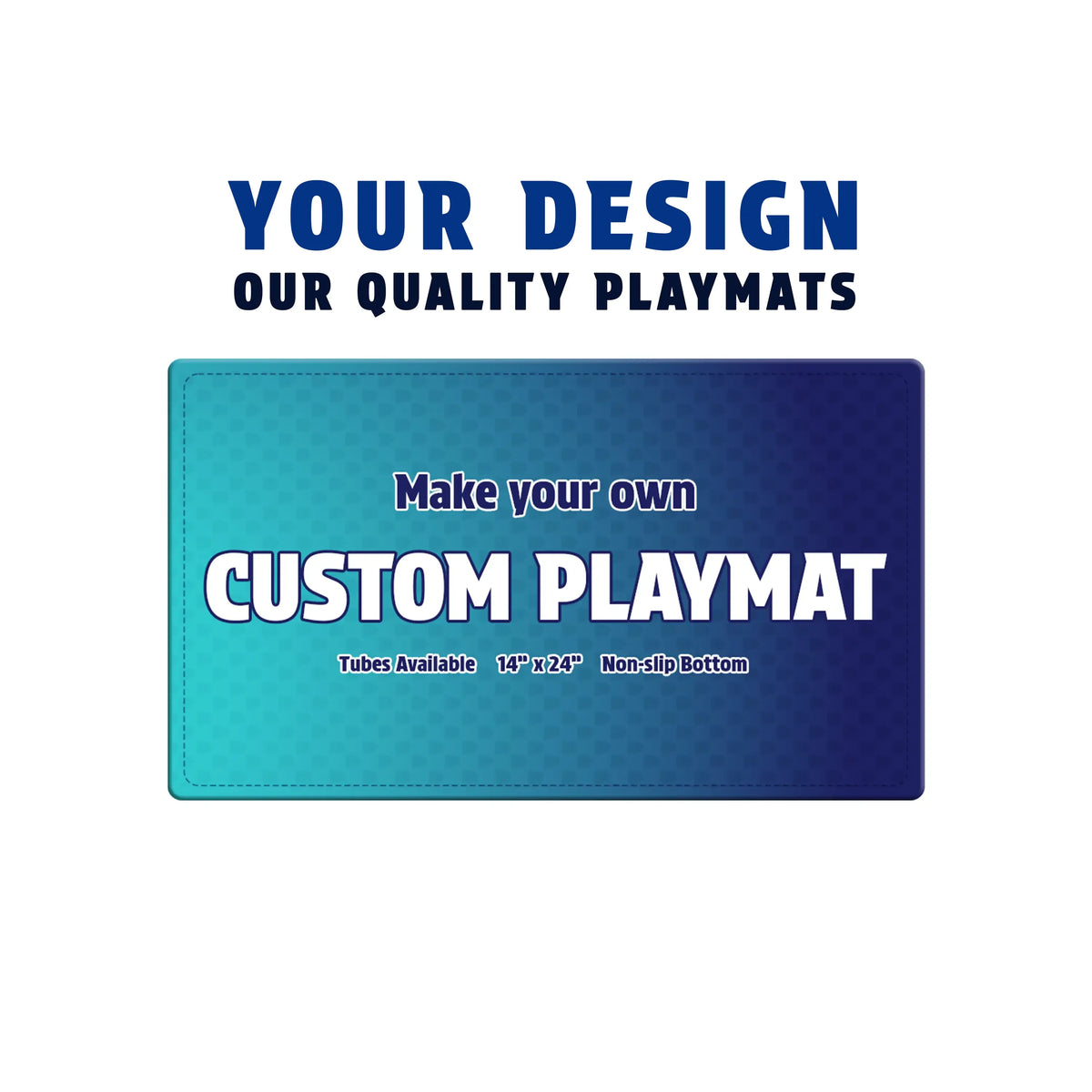 Custom TCG Playmat – 24 x 14 in – Soft Cloth & Rubber Back