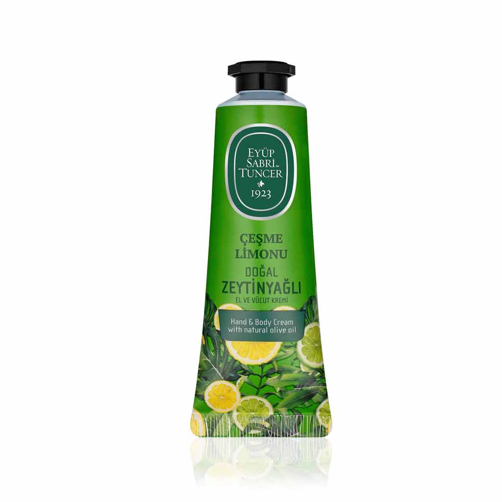 Crème Mains & Corps Citron et Huile d'Olive – 50 ml | Hydratation Éclatante & Fraîcheur Pétillante