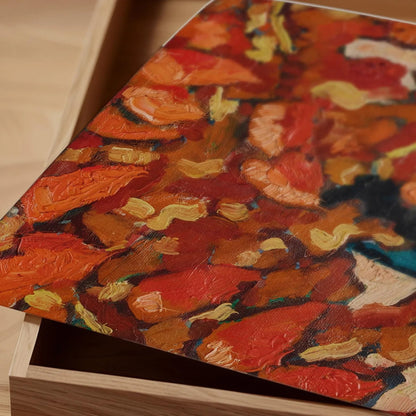 Estampe d'art fauviste de Louis Valtat, Nature morte : Physalis et pommes