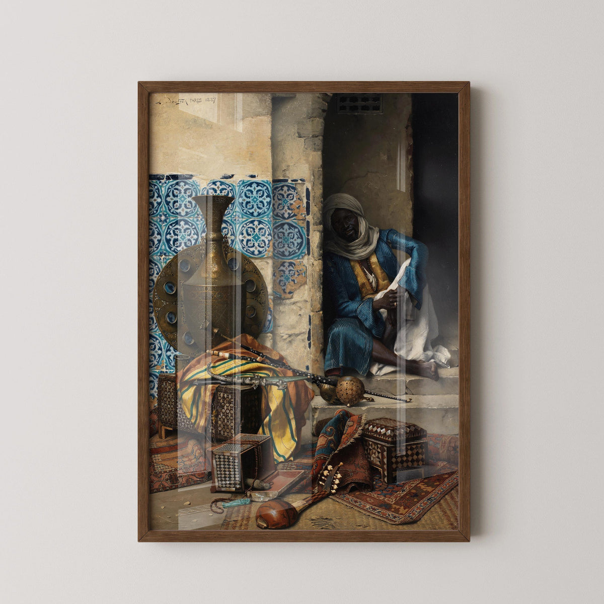 Ludwig Deutsch - The Artefacts Dealer | Famous Orientalist Art (available handframed or unframed)