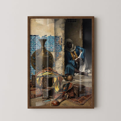 Ludwig Deutsch - The Artefacts Dealer | Famous Orientalist Art (available handframed or unframed)