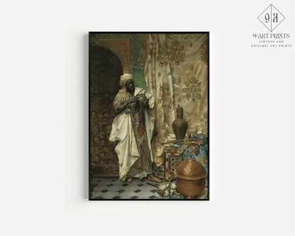 Ludwig Deutsch - L'Inspection | Art orientaliste (disponible encadré à la main ou non encadré)