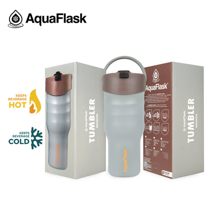 Gobelet Aqua Flask – Tasse de Voyage Isotherme en Acier Inoxydable 887ml (30 oz)
