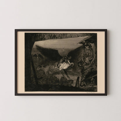 Danse Macabre Giclee Print: Terrifying Symbolist Art, Marcel Roux