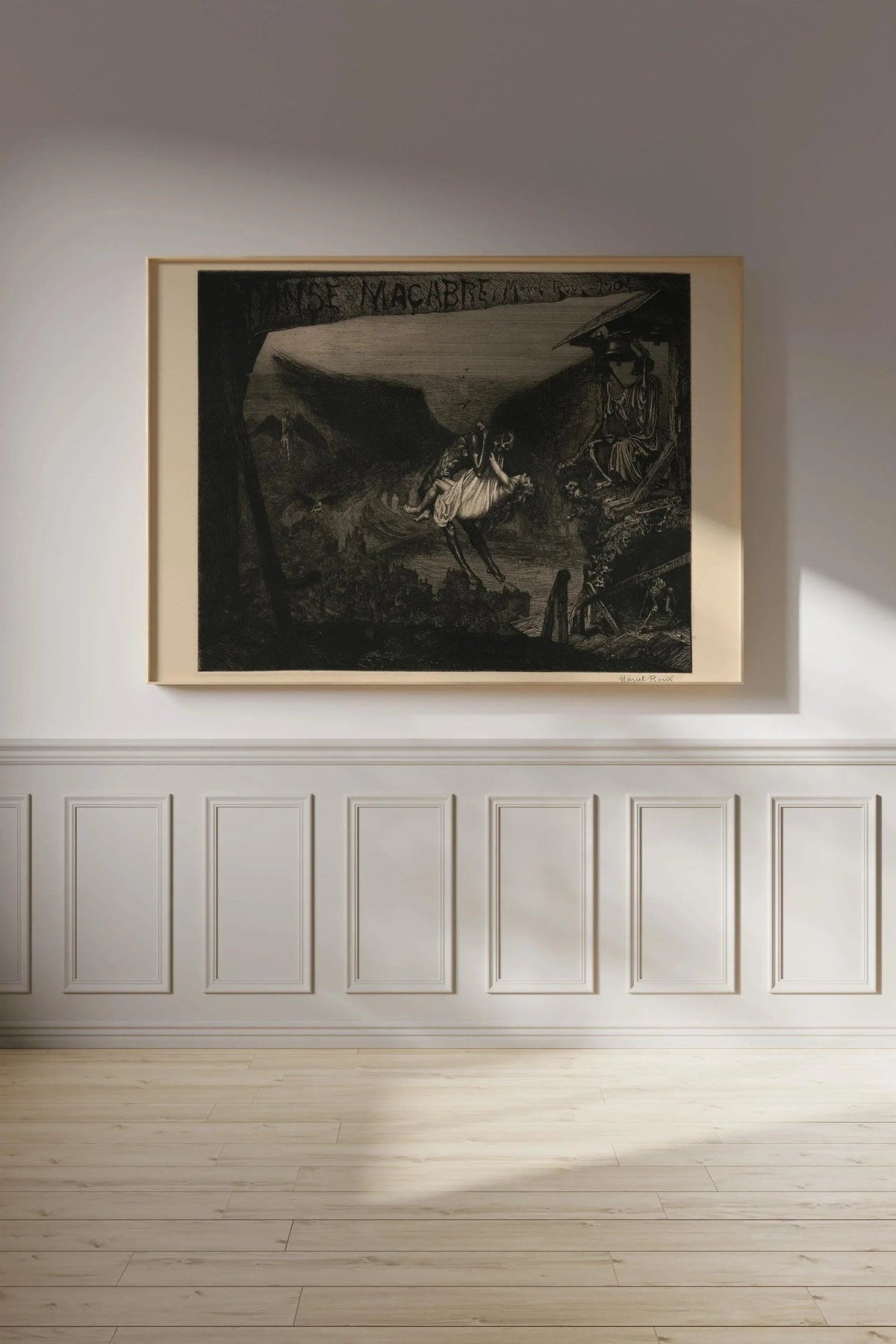 Danse Macabre Giclee Print: Terrifying Symbolist Art, Marcel Roux