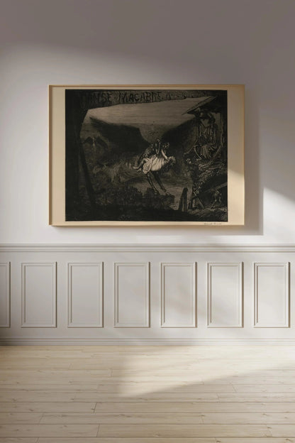 Danse Macabre Giclee Print: Terrifying Symbolist Art, Marcel Roux