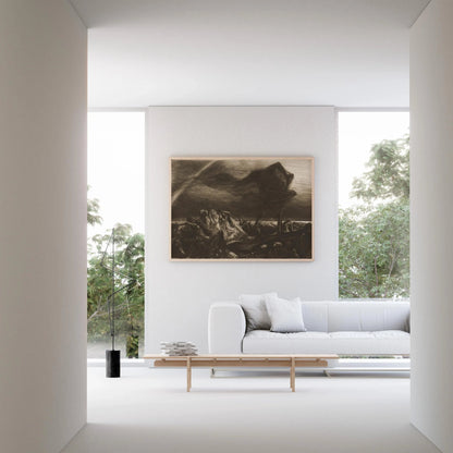 Marcel Roux Faucheuse Art Print: Symbolist Reaper Giclee