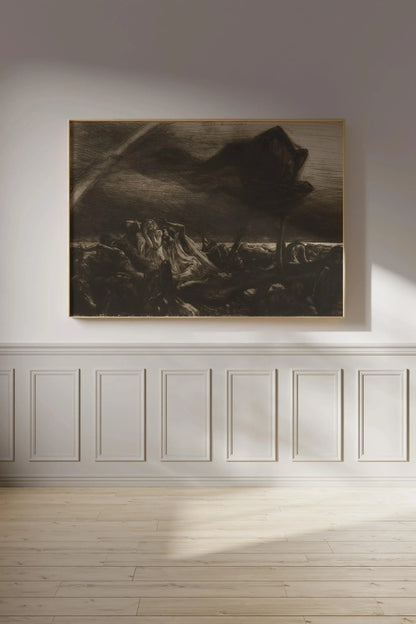 Marcel Roux Faucheuse Art Print: Symbolist Reaper Giclee