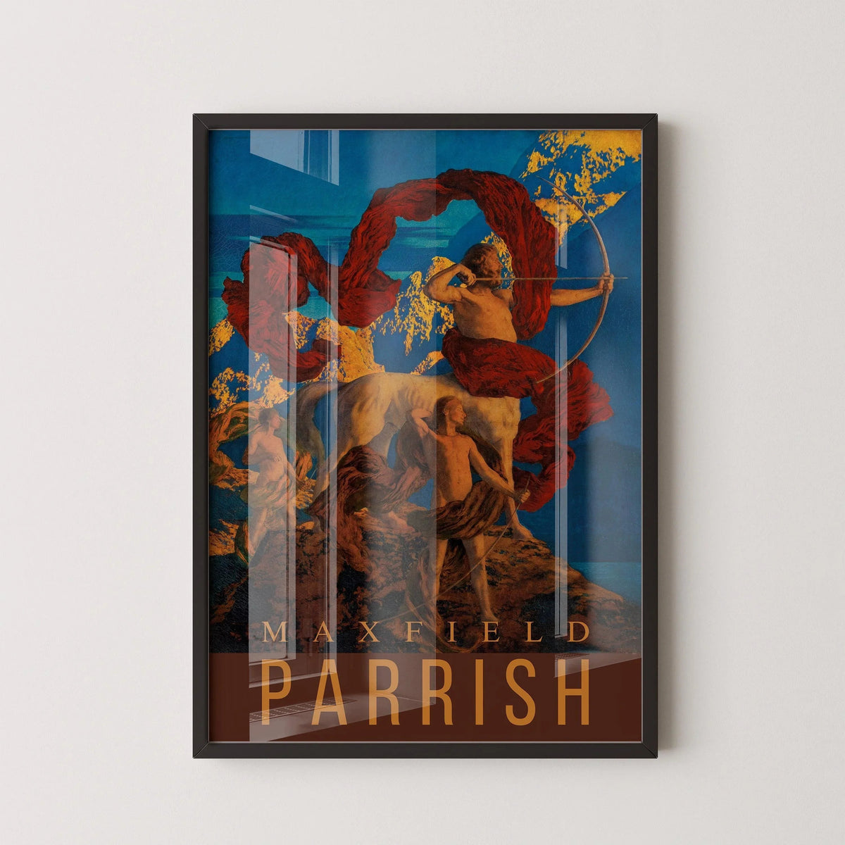 Impression d'art Maxfield Parrish : Jason et son professeur, classique américain