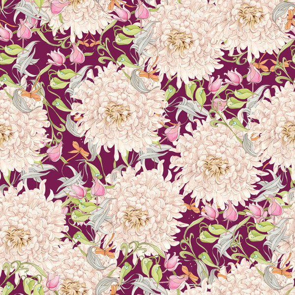 Melrose Place by Cid Pear - lit Dahila - Cranberry