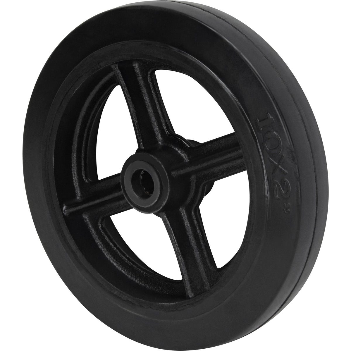 Roue en caoutchouc moulée, 254 mm (10 po) de diamètre x 50,8 mm (2 po) de largeur, capacité de 430 kg (948 lb)