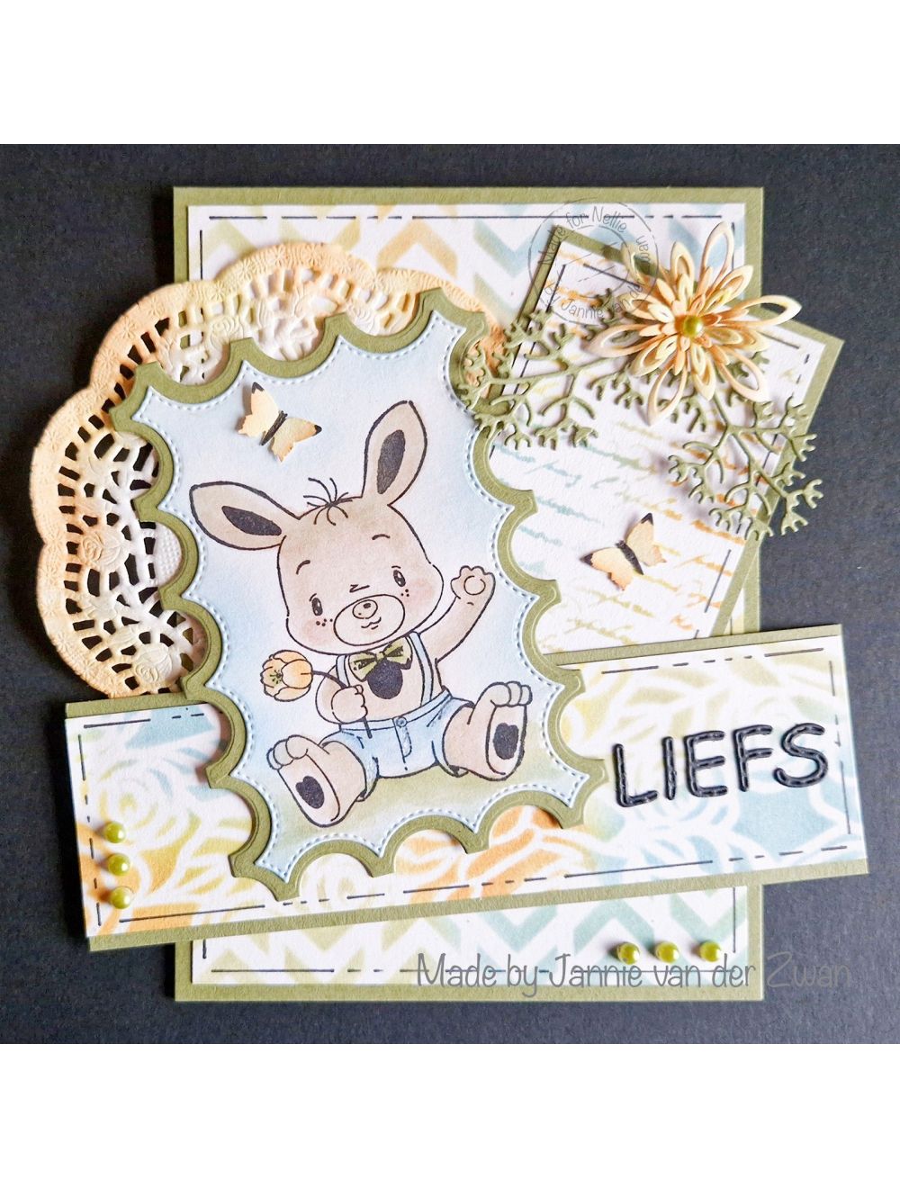 Nellie Snellen • Nellie's Cuties Tampon Transparent Lapin