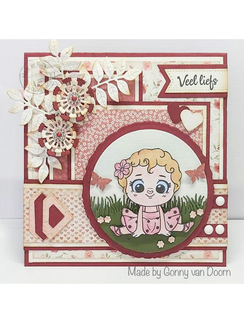 Nellie Snellen • Nellie's Cuties Tampon transparent Petit agneau
