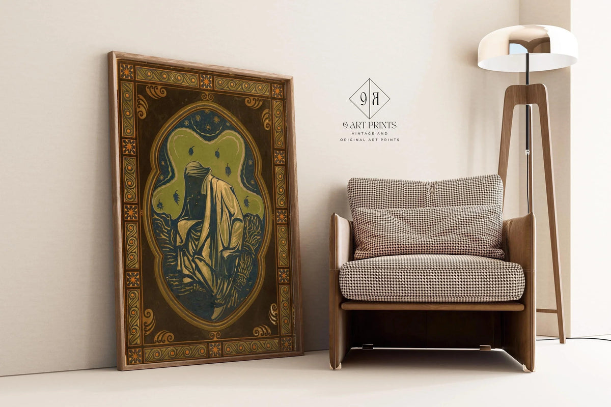 Richard Roland Holst 'Night' Giclee Print: Symbolist Art Nouveau