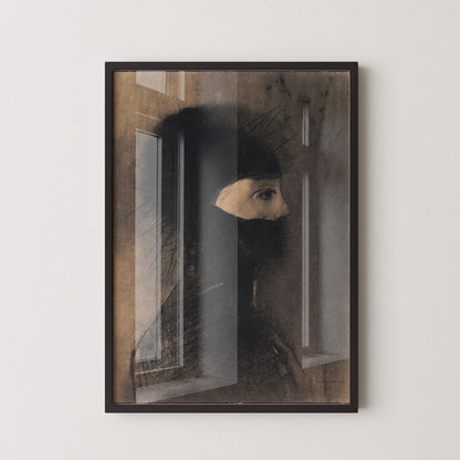 Odilon Redon - Armure | Célèbre œuvre d'art surréaliste et symboliste | Disponible encadrée ou non encadrée