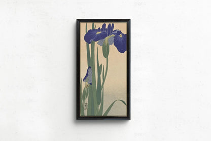 Ohara Koson Irises Giclee Print: Vintage Japanese Art (2x1)