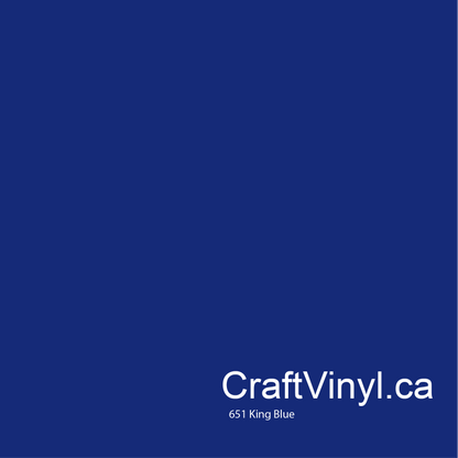 Oracal 651 Glossy King Blue Vinyl #049 sheets and rolls