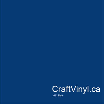 Oracal 651 Glossy Blue Vinyl #067 sheets and rolls
