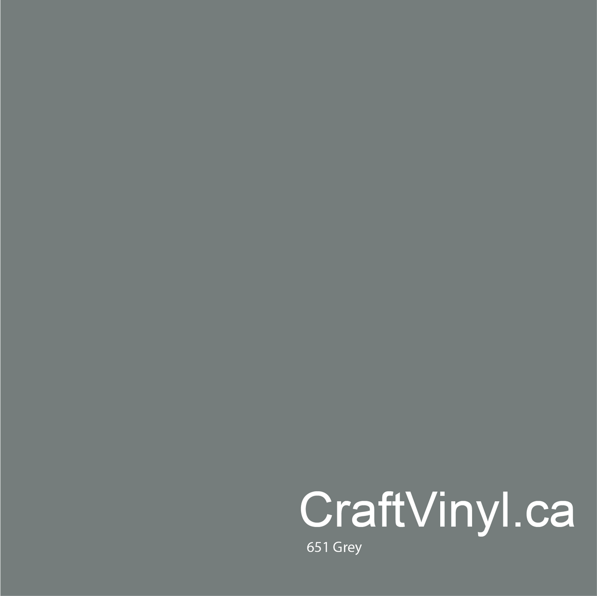Oracal 651 Glossy Grey Vinyl #071 sheets and rolls