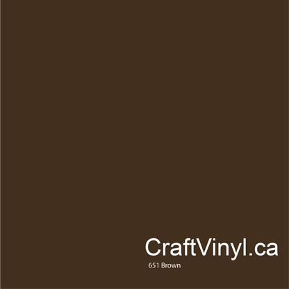 Vinyle Oracal 651 Brillant Marron #080