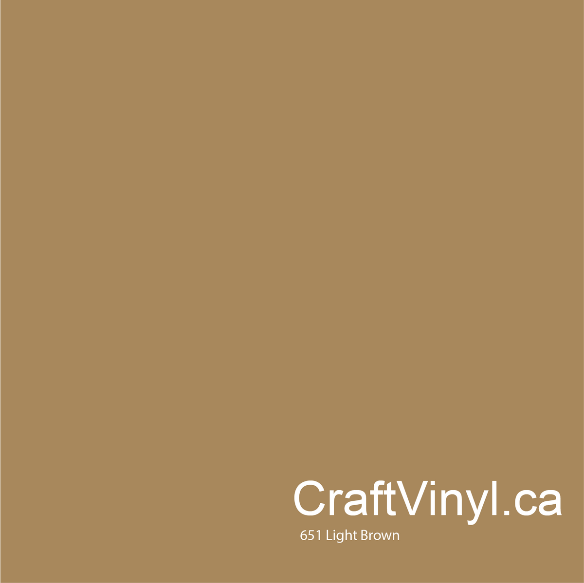 Oracal 651 Glossy Light Brown Vinyl #081 sheets and rolls