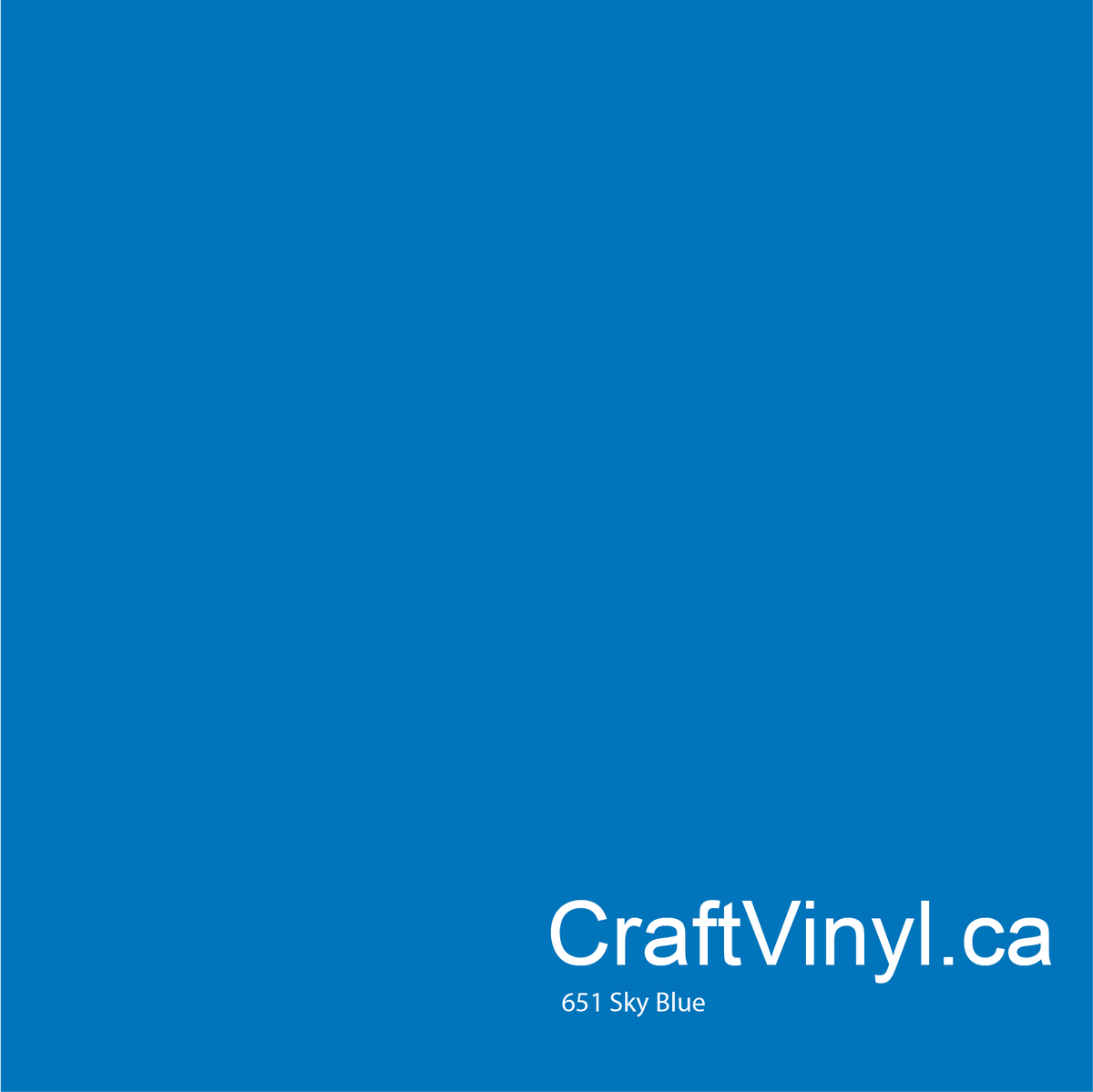 Oracal 651 Glossy Sky Blue Vinyl #084 sheets and rolls