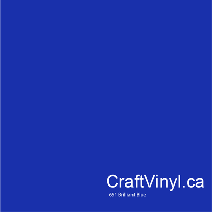 Oracal 651 Glossy Brilliant Blue Vinyl #086sheets and rolls