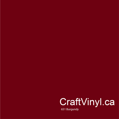 Oracal 651 Glossy Burgundy #312sheets and rolls