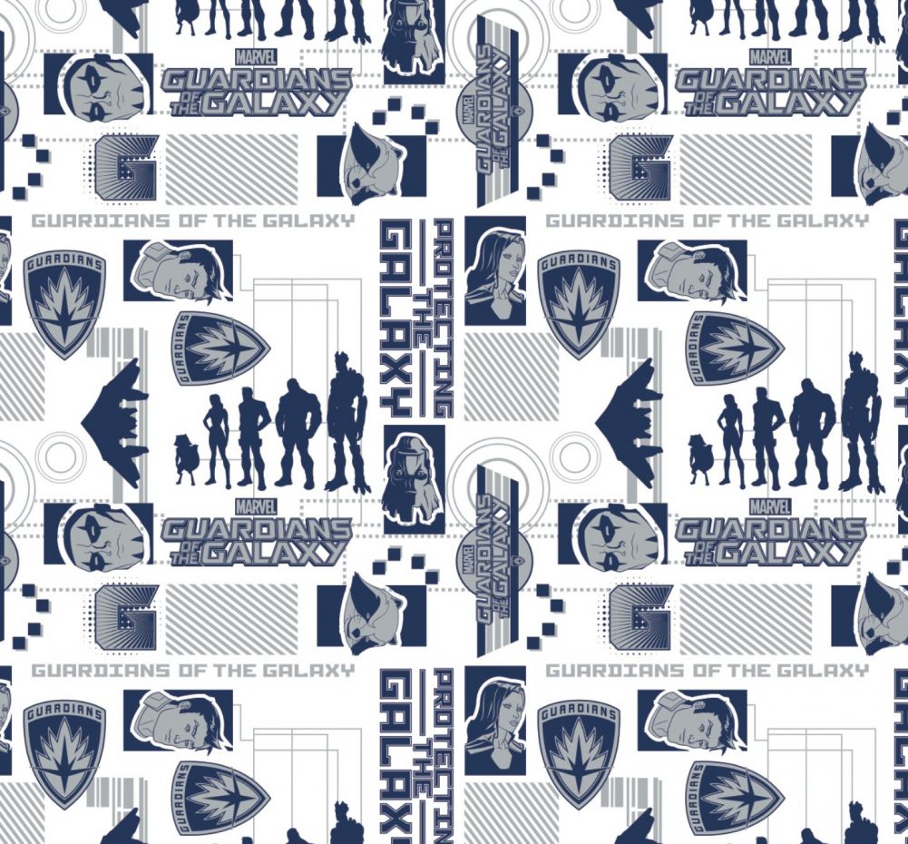 Marvel Guardians of the Galaxy - Silhouttes - Blue