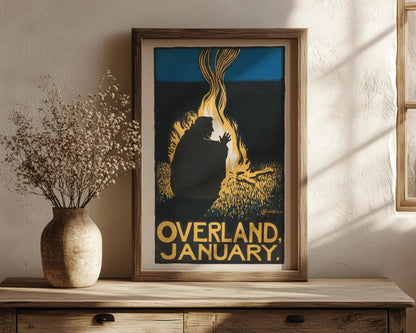 Maynard Dixon American West Print: Vintage Overland Magazine Cover (Giclee)